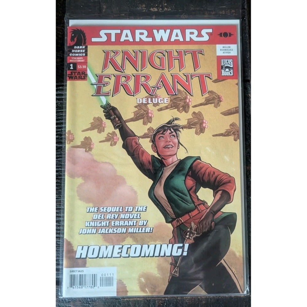 Dark Horse Star Wars Knight Errant Deluge 1 Comic Book Unisex OS Red Like New
